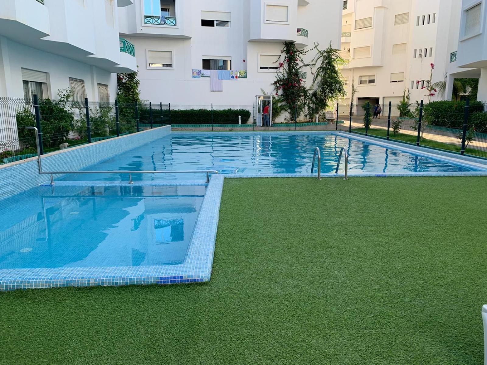 Hermoso Apartamento Con Piscina En Marjane Tétouan Exteriör bild